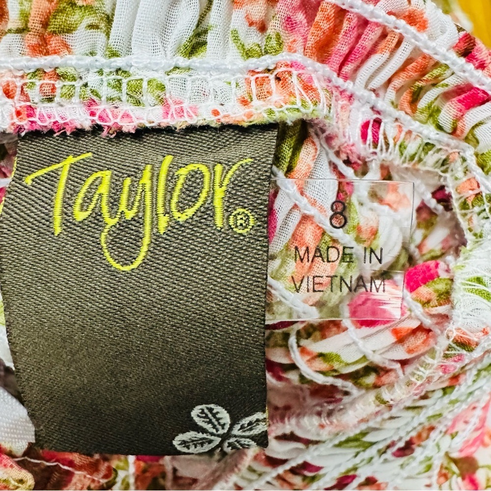 Taylor Floral Midi Dress - Pink and Green - Picture 4 of 5
